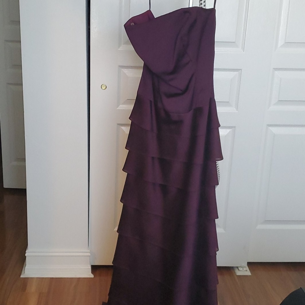Purple Lazaro Gown/Bridesmaid dress